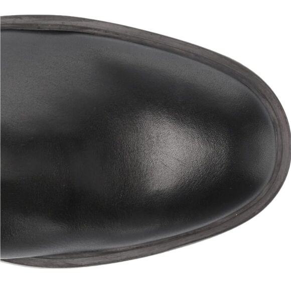 Sam Edelman Freda Knee High Black Leather Books, 6.5, buckles, Side Zipper NWOB - Picture 4 of 13